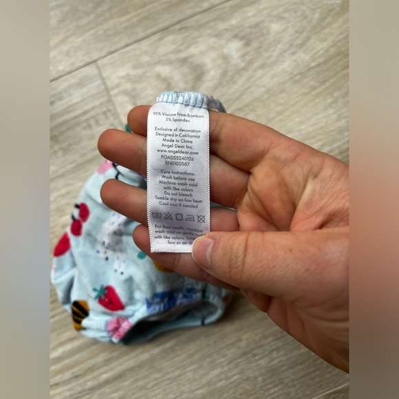 Angel Dear Baby Ice Cream Giggles Tie Strap Smocked Bubble Romper - 3-6 months - Picture 7 of 7